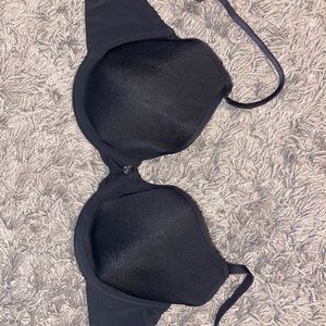 Boux Avenue Unlined Black Mesh Bra